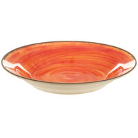 Carlisle 5400352 Mingle 28.5 oz. Fireball Melamine Rimmed Soup Bowl - 6/Case