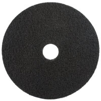 3M 7200 11" Black Stripping Floor Pad - 5/Case