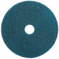 3M 5300 23" Blue Cleaning Floor Pad - 5/Case