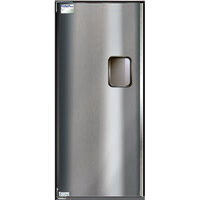 Curtron Service-Pro Series 30 Single Aluminum Swinging Traffic Door - 39" x 84" Door Opening