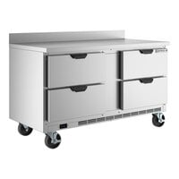 Beverage-Air WTFD60AHC-4 60" Four Drawer Worktop Freezer