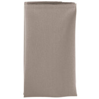 Intedge Beige 100% Polyester Cloth Napkins, 22" x 22" - 12/Pack