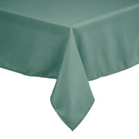 Intedge 54" x 120" Rectangular Seafoam Green 100% Polyester Hemmed Cloth Table Cover