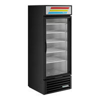 True GDM-26-HC~TSL01 30" Black Refrigerated Glass Door Merchandiser with LED Lighting