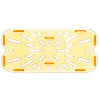 Carlisle 3087013 1/3 Size Amber High Heat Drain Tray