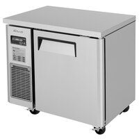 Turbo Air JUF-36S-N J Series 36" Narrow Undercounter Freezer with Side Mounted Compressor