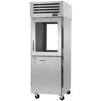 Turbo Air PRO-26R-GSH-PT-N Pro Series 29" Glass / Solid Half Door Pass-Through Refrigerator