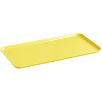 Cambro 1224MT145 12" x 24" Yellow Fiberglass Market Tray