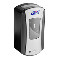 Purell® 1928-04 LTX-12 Brushed Chrome / Black 1200 mL Touchless Dispenser