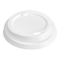 EcoChoice 8 oz. Tall Translucent Compostable Paper Hot Cup Lid - 1,000/Case