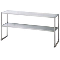 Turbo Air TSOS-3 Stainless Steel Double Overshelf - 36" x 11 1/8"