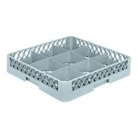 Noble Products 9-Compartment Gray Full-Size Glass Rack