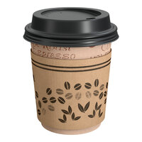 Choice 10 oz. Paper Hot Cup, Lid, and Sleeve Combo Kit - 25/Pack