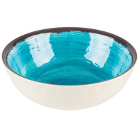 Carlisle 5400515 Mingle 17 oz. Aqua Small Melamine Bowl - 12/Case