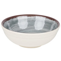 Carlisle 5400518 Mingle 17 oz. Smoke Small Melamine Bowl - 12/Case