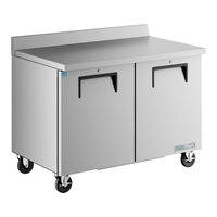 True TWT-48F-HC 48 3/8" Worktop Freezer with 3 9/16" Backsplash