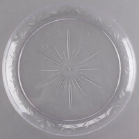 Visions 10" Clear Plastic Plate - 240/Case