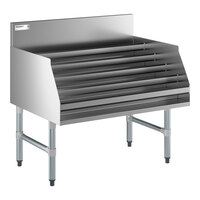 Regency LDR-2336 36" Five-Tiered Stainless Steel Liquor Display Rack - 23" Deep