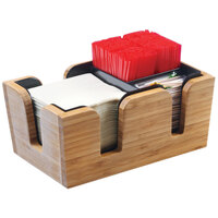 Cal-Mil 3499-60 Bamboo Bar Caddy - 10 3/4" x 7" x 4 3/4"