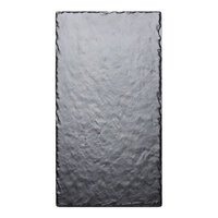 Cal-Mil 1522-1020-65M Faux Slate 20" x 10" Rectangular Serving Platter