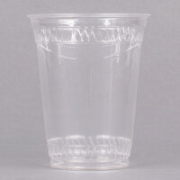 Fabri-Kal GC16S Greenware 16/18 oz. Compostable Clear Customizable Plastic Cold Cup - 50/Pack