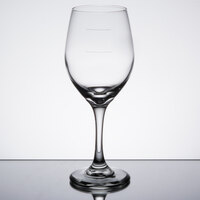 Libbey 3057-1178N Perception 11 oz. Wine Glass with Pour Lines - 24/Case