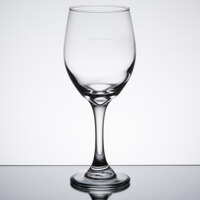 Libbey 3011-1178N Perception 14 oz. Wine Goblet with Pour Lines - 24/Case