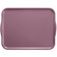 Cambro 1418H551 14" x 18" Grape Rectangular Fiberglass Camtray with Handles - 12/Case