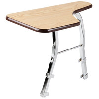 National Public Seating TA81R Right Light Oak Tablet Arm