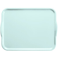 Cambro 1418H177 14" x 18" Sky Blue Rectangular Fiberglass Camtray with Handles - 12/Case