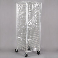 Regency 63" Clear 14 Mil Plastic Bun Pan Rack Cover