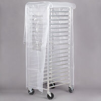 Regency 63" Translucent 20 Mil Plastic Bun Pan Rack Cover