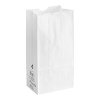 5 lb. White Paper Bag - 500/Bundle