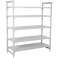 Cambro CPU246084V5PKG Camshelving® Premium Shelving Unit with 5 Vented Shelves 24" x 60" x 84"