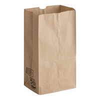 Duro 25 lb. Shorty Brown Paper Bag - 500/Bundle