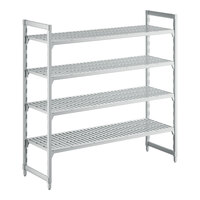 Cambro CPU247272V4PKG Camshelving® Premium Shelving Unit with 4 Vented Shelves 24" x 72" x 72"