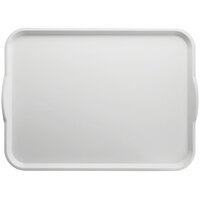 Cambro 1520H148 15" x 20" White Rectangular Fiberglass Camtray with Handles - 12/Case