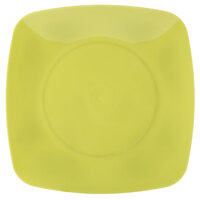 Fineline 1508-GRN Renaissance 7 1/2" Green Square Salad Plate - 120/Case