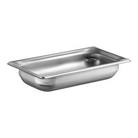 Vollrath 90322 Super Pan 3® 1/3 Size 2 1/2" Deep Anti-Jam Stainless Steel Steam Table / Hotel Pan - 22 Gauge