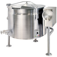 Cleveland KEL-40-TSH Short Series 40 Gallon Tilting Full Steam Jacketed Electric Kettle - 208/240V