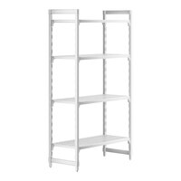 Cambro CPU214884V4PKG Camshelving® Premium Shelving Unit with 4 Vented Shelves - 21" x 48" x 84"