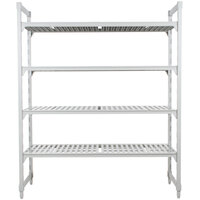 Cambro CPU214884V4PKG Camshelving® Premium Shelving Unit with 4 Vented Shelves - 21" x 48" x 84"