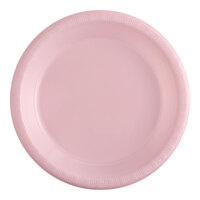 Creative Converting 28158031 10" Classic Pink Plastic Plate - 240/Case