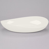 GET B-65-AW Osslo 2 Qt. Ivory (American White) Oval Melamine Bowl - 6/Case