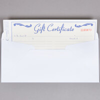 Choice Gift Certificate with Envelope - 25/Pack