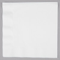 Creative Converting 59000B White 3-Ply Paper Dinner Napkin - 25/Pack