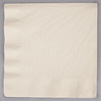 Creative Converting 59161B Ivory 3-Ply Paper Dinner Napkin - 25/Pack