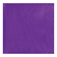 Creative Converting 318930 Amethyst 2-Ply Beverage Napkin - 50/Pack