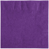 Creative Converting 318930 Amethyst 2-Ply Beverage Napkin - 50/Pack