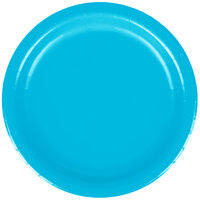 Creative Converting 793131B 7" Turquoise Blue Paper Plate - 24/Pack